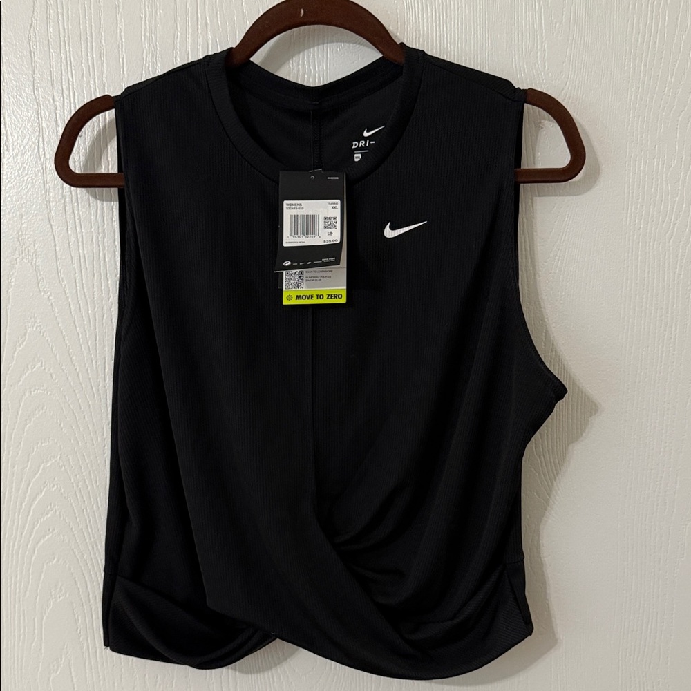 NWT Nike Women's Black Muscle Tee